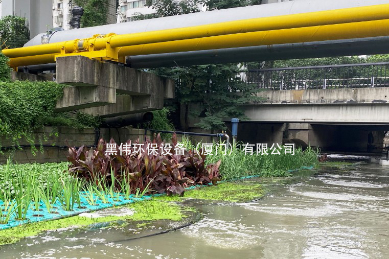 上海徐汇区河道治理增氧曝气工程